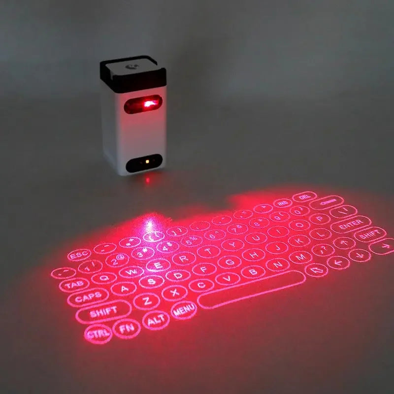 Bluetooth Virtual Laser Keyboard & Mouse – Wireless Touch Projector for Phone, Laptop, and Tablet