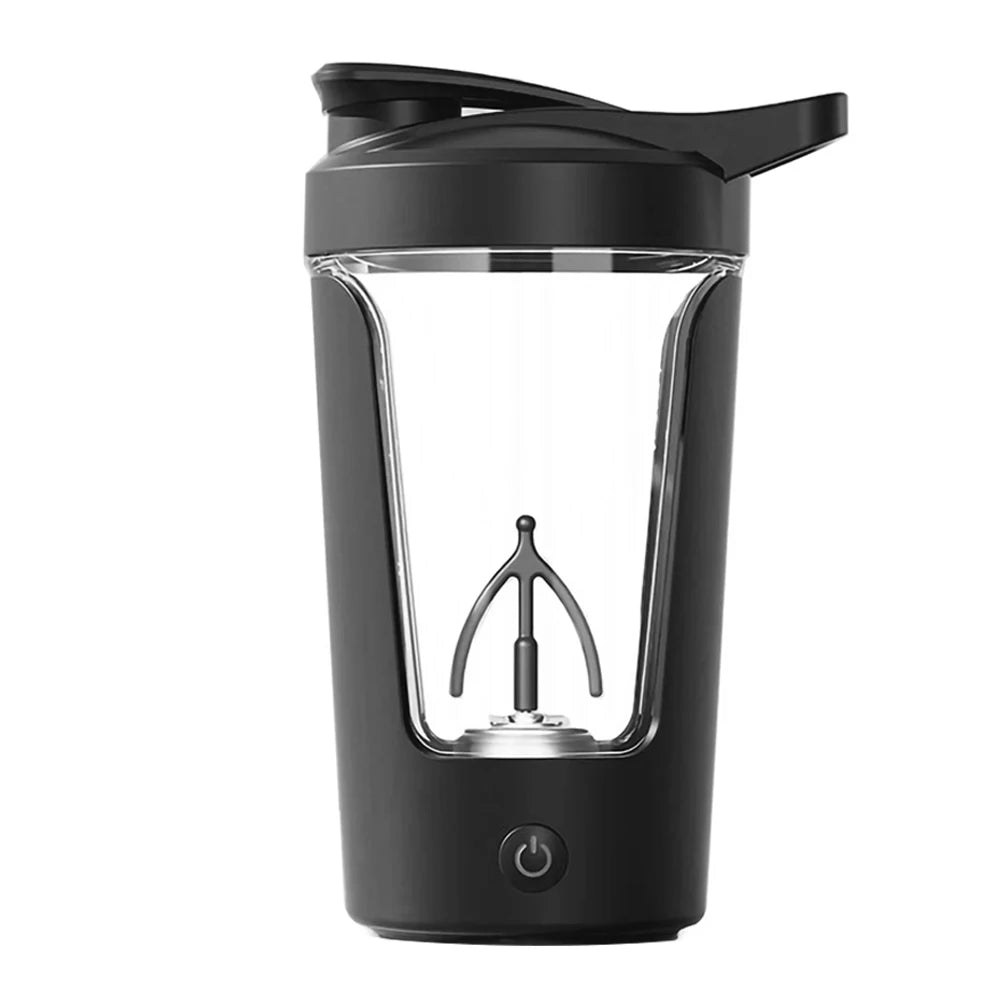 350ML Electric Protein Powder Shaker Bottle – Automatic Mixer for Gym, Milk, Coffee, and More