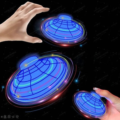 LED Hover Ball Drone – Flying Helicopter Spinner Toy, Fingertip Gyro, Mini UFO Aircraft for Kids, Perfect Gift